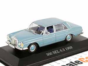 MERCEDES W109 300 SEL 6.3 1969 LIGHT BLUE — фото 15