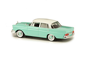 MERCEDES W111 220SE HECKFLOSSE 1959-1965 GREEN/WHITE — фото 4