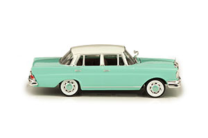 MERCEDES W111 220SE HECKFLOSSE 1959-1965 GREEN/WHITE — фото 9