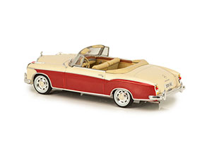 MERCEDES W128 220SE PONTON CABRIOLET 1958-1960 BEIGE/RED — фото 3