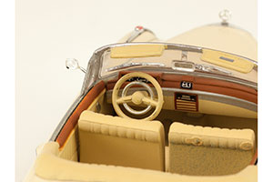 MERCEDES W128 220SE PONTON CABRIOLET 1958-1960 BEIGE/RED — фото 6
