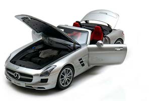 MERCEDES SLS AMG ROADSTER 2011 SILVER — фото 3