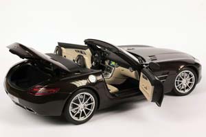 MERCEDES SLS AMG ROADSTER 2011 BROW NMETALLIC — фото 4