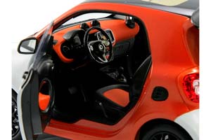 SMART FORTWO COUPE C453 2014 ORANGE WHITE — фото 3
