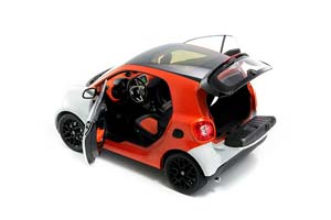 SMART FORTWO COUPE C453 2014 ORANGE WHITE — фото 5