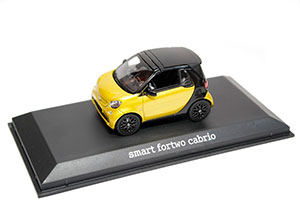 SMART A453 FORTWO CABRIOLET 2016 BLACK/YELLOW