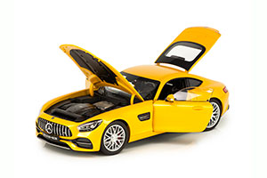 MERCEDES C190 AMG GT S COUPE (W190) YELLOW — фото 3