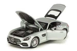 MERCEDES C190 GT-S DESIGNO 2017 IRIDIUM SILVER MAGNO — фото 4