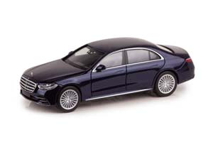 MERCEDES-BENZ S-CLASS 2021 AMG-LINE W223 СИНИЙ МЕТАЛЛИК (ДЛИНА МОДЕЛИ 3-5 СМ)