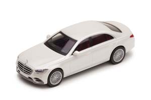 MERCEDES-BENZ S-CLASS 2021 AMG-LINE W223 БЕЛЫЙ ПЕРЛАМУТР (ДЛИНА МОДЕЛИ 3-5 СМ)