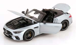 MERCEDES AMG SL 63 4MATIC+ R232 WITH REMOVABLE SOFTTOP 2024 MATT-SILVER — фото 3