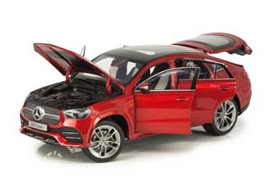 MERCEDES W167 GLE-CLASS COUPE AMG STYLE C167 2020 RED METALLIC — фото 3