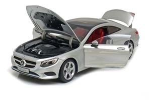 MERCEDES C217 S-CLASS COUPE 2014 SILVER METALLIC — фото 3
