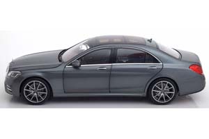 MERCEDES W222 S-CLASS FACELIFT 2017 GREY METALLIC — фото 4