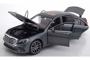 MERCEDES W222 S-CLASS FACELIFT 2017 GREY METALLIC — фото 5
