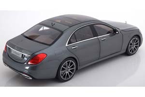 MERCEDES W222 S-CLASS FACELIFT 2017 GREY METALLIC — фото 2