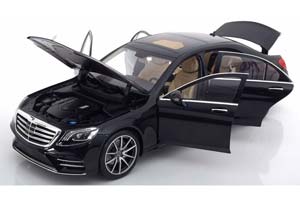 MERCEDES W222 S-CLASS UPLIFTING 2017 OBSIDIAN BLACK METALLIC — фото 5