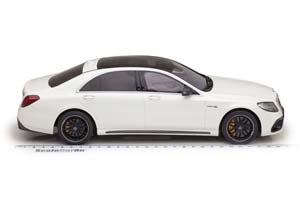 MERCEDES-AMG W222 S63 S-CLASS UPLIFTING 2020 WHITE — фото 5