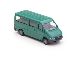 MERCEDES-BENZ SPRINTER FACELIFT 2000 АВТОБУС БИРЮЗОВЫЙ (ДЛИНА МОДЕЛИ 3-5 СМ) — фото 7