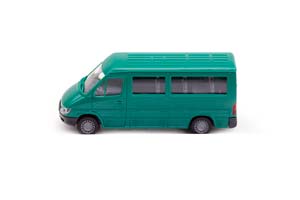 MERCEDES-BENZ SPRINTER FACELIFT 2000 АВТОБУС БИРЮЗОВЫЙ (ДЛИНА МОДЕЛИ 3-5 СМ) — фото 2