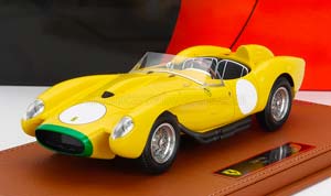 FERRARI 250TR TESTAROSSA N0 SPIDER (1957) - CON VETRINA - WITH SHOWCASE, YELLOW