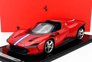 FERRARI DAYTONA SP3 SERIE ICONA OPEN ROOF 2022 - CON VETRINA - WITH SHOWCASE, ROSSO CORSA - RED
