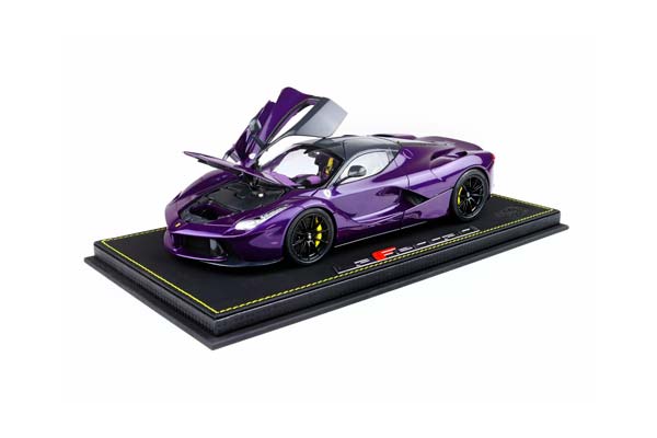 FERRARI LAFERRARI 2012 OPEN DIECAST - SPECIAL PACK PURPLE DUBAI- VIOLA VIO TAILOR MADE / ФЕРРАРИ ЛАФЕРРАРИ 2012 ОПЕН 1:18 ФИОЛЕТОВЫЙ