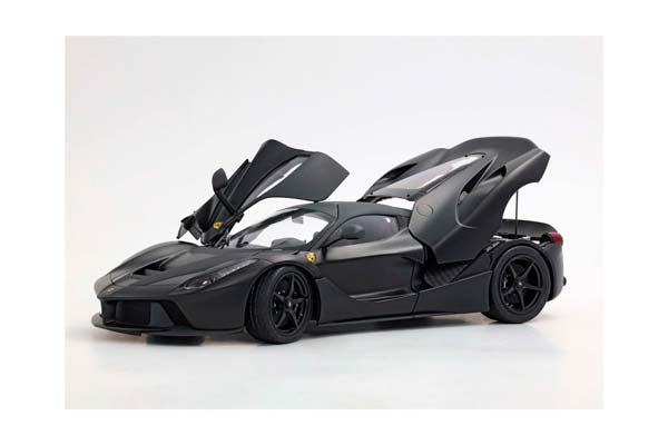 FERRARI LAFERRARI 2012 OPEN DIECAST - SPECIAL PACK MATT BLACK DISPLAY CASE INCLUDED / ФЕРРАРИ ЛАФЕРРАРИ 2012 ОПЕН 1:18 ЧЕРНЫЙ — фото 3