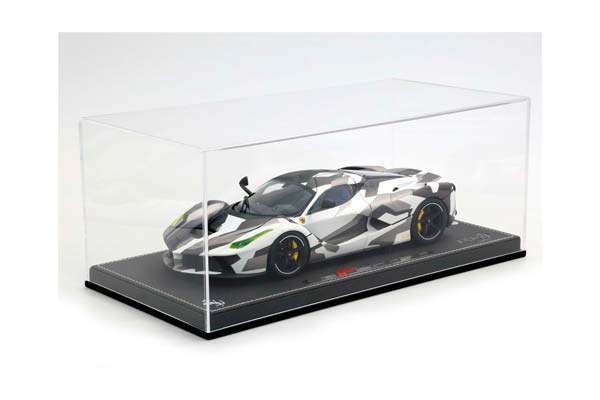FERRARI LAFERRARI 2012 OPEN DIECAST - SPECIAL PACK CAMOUFLAGE DISPLAY CASE INCLUDED / ФЕРРАРИ ЛАФЕРРАРИ 2012 ОПЕН 1:18 — фото 4