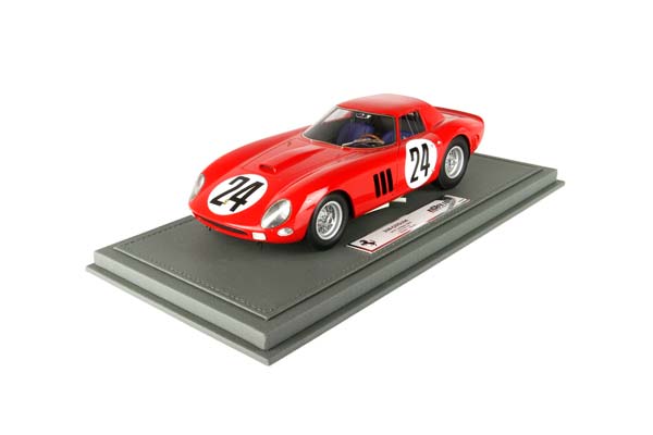 FERRARI 250 GTO 24 H LE MANS 1964 S N 5575 GT CAR N24 BEURLYS - BIANCHI / ФЕРРАРИ 250 ГТО 24 Х ЛЕ-МАН 1964 С № 1:18