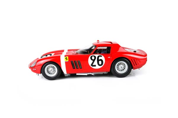 FERRARI 250 GTO 24 H LE MANS 1964 S/N 5571 GT CAR N. 26 HUGUS - ROSINSKI / ФЕРРАРИ 250 ГТО 24 Х ЛЕ-МАН 1964 С № 1:18 — фото 6