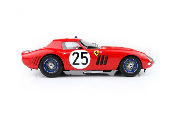FERRARI 250 GTO 24 H LE MANS 1964 S/N 4399 GT CAR N. 25 IRELAND - MAGGS-WHEELS IN BLUE COLOR / ФЕРРАРИ 250 ГТО 24 Х ЛЕ-МАН 1964 С № 1:18 СИНИЙ — фото 7