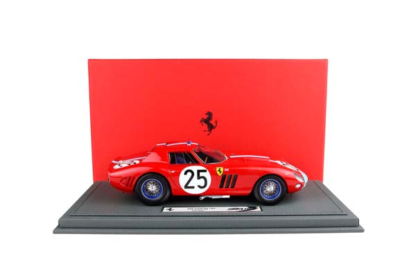 FERRARI 250 GTO 24 H LE MANS 1964 S/N 4399 GT CAR N. 25 IRELAND - MAGGS-WHEELS IN BLUE COLOR / ФЕРРАРИ 250 ГТО 24 Х ЛЕ-МАН 1964 С № 1:18 СИНИЙ — фото 9