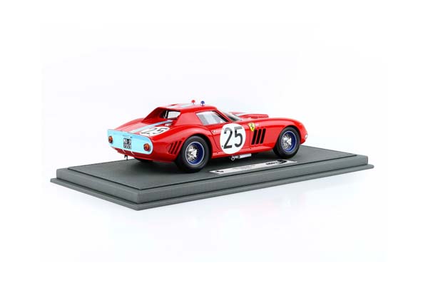FERRARI 250 GTO 24 H LE MANS 1964 S/N 4399 GT CAR N. 25 IRELAND - MAGGS-WHEELS IN BLUE COLOR / ФЕРРАРИ 250 ГТО 24 Х ЛЕ-МАН 1964 С № 1:18 СИНИЙ — фото 2