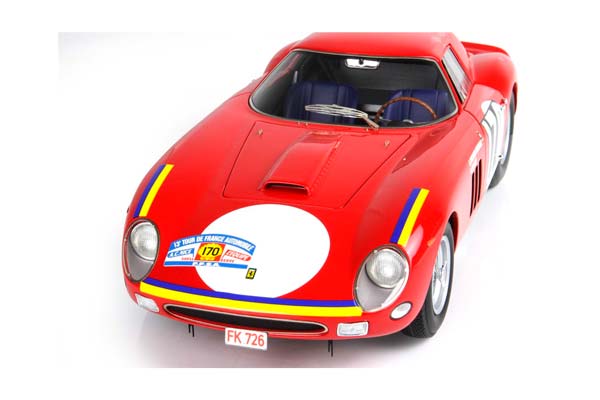 FERRARI 250 GTO TOUR DE FRANCE 1964 CAR N. 170 A. SOISBAULT . MONTAIGU - N. ROURE / ФЕРРАРИ 250 ГТО ТУР ДЕ ФРАНС 1964 АВТОМОБИЛЬ № 170 1:18 — фото 3