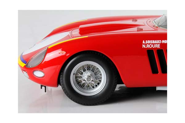 FERRARI 250 GTO TOUR DE FRANCE 1964 CAR N. 170 A. SOISBAULT . MONTAIGU - N. ROURE / ФЕРРАРИ 250 ГТО ТУР ДЕ ФРАНС 1964 АВТОМОБИЛЬ № 170 1:18 — фото 7