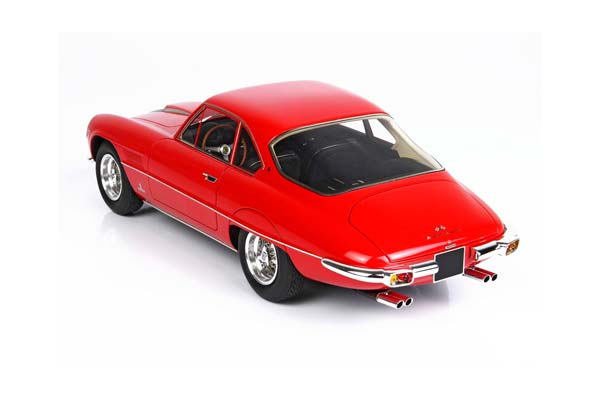 FERRARI 400 SUPERAMERICA COUPE SERIE 1 1961 RED / ФЕРРАРИ 400 СУПЕРАМЕРИКА КУПЕ СЕРИЕ 1 1961 1:18 КРАСНЫЙ — фото 7
