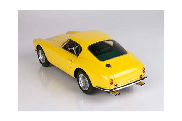 FERRARI 250 GT BERLINETTA PASSO CORTO YELLOW MODENA / ФЕРРАРИ 250 ГТ БЕРЛИНЕТТА ПАССО КОРТО 1:18 ЖЕЛТЫЙ — фото 5