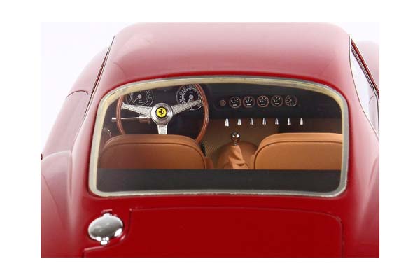 FERRARI 250 GT BERLINETTA PASSO CORTO DARK RED CRAYON / ФЕРРАРИ 250 ГТ БЕРЛИНЕТТА ПАССО КОРТО ДАРК КРАИОН 1:18 КРАСНЫЙ — фото 8