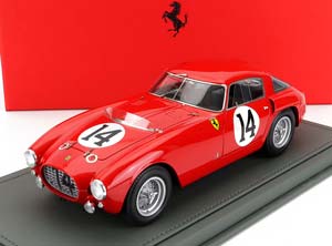 FERRARI 340MM 4.1L V12 S/N0322 TEAM SCUDERIA FERRARI N 14 24H LE MANS 1953 G.FARINA - M.HAWTHORN - CON VETRINA - WITH SHOWCASE, RED — фото 1
