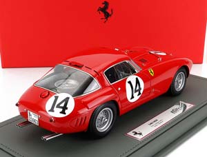 FERRARI 340MM 4.1L V12 S/N0322 TEAM SCUDERIA FERRARI N 14 24H LE MANS 1953 G.FARINA - M.HAWTHORN - CON VETRINA - WITH SHOWCASE, RED — фото 2