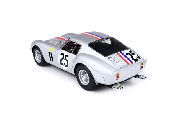 FERRARI 250 GTO 24 H LE MANS 1963 CAR N 25 ELDE - PIERRE DUMAY / ФЕРРАРИ 250 ГТО 24 Х ЛЕ-МАН 1963 АВТОМОБИЛЬ № 1:18 — фото 6