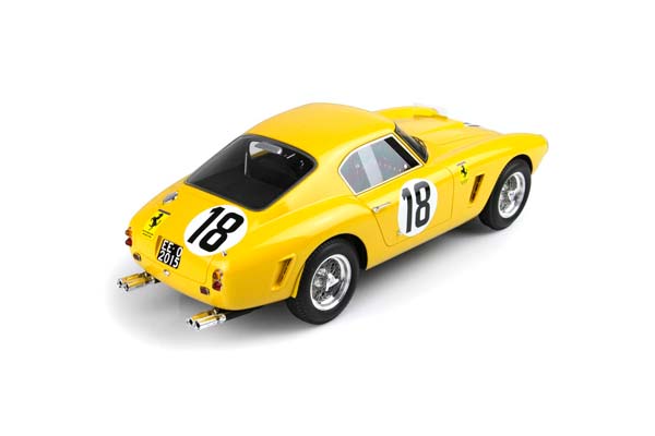 FERRARI 250 SWB 24H LE MANS 1960 CAR N. 18 ARENTS - CONNELL / ФЕРРАРИ 250 СВБ 24Х ЛЕ-МАН 1960 АВТОМОБИЛЬ № 18 1:18 — фото 10