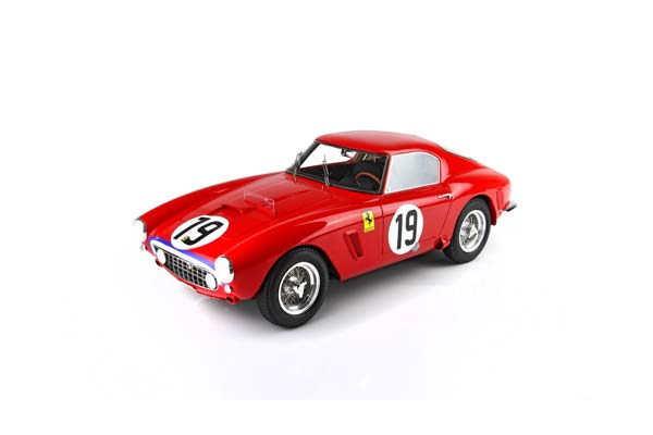 FERRARI 250 SWB 24H LE MANS 1960 CAR N. 19 HUGUS - PABST / ФЕРРАРИ 250 СВБ 24Х ЛЕ-МАН 1960 АВТОМОБИЛЬ № 19 1:18 — фото 3