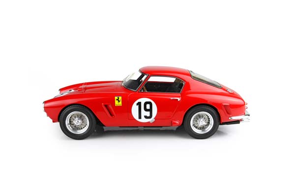 FERRARI 250 SWB 24H LE MANS 1960 CAR N. 19 HUGUS - PABST / ФЕРРАРИ 250 СВБ 24Х ЛЕ-МАН 1960 АВТОМОБИЛЬ № 19 1:18 — фото 5