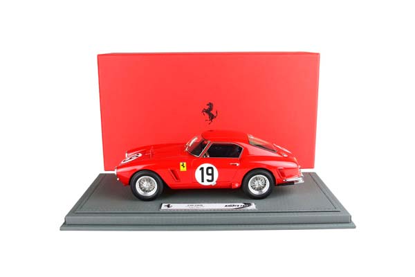 FERRARI 250 SWB 24H LE MANS 1960 CAR N. 19 HUGUS - PABST / ФЕРРАРИ 250 СВБ 24Х ЛЕ-МАН 1960 АВТОМОБИЛЬ № 19 1:18 — фото 6