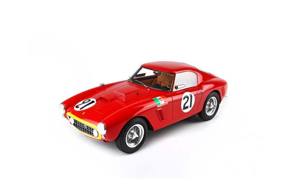 FERRARI 250 SWB 24H LE MANS 1960 CAR N. 21 BEURLYS - BIANCHI / ФЕРРАРИ 250 СВБ 24Х ЛЕ-МАН 1960 АВТОМОБИЛЬ № 21 1:18 — фото 5