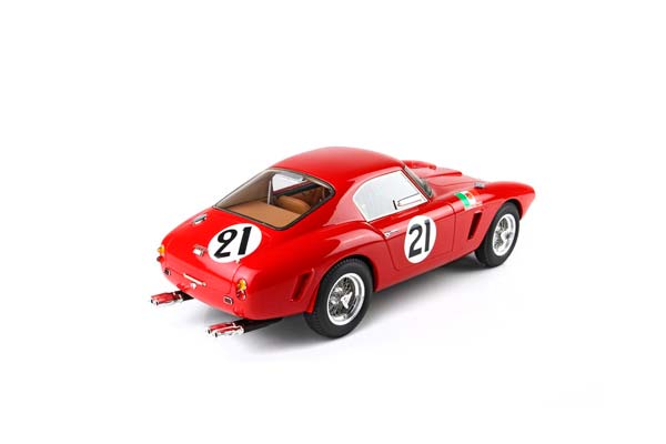 FERRARI 250 SWB 24H LE MANS 1960 CAR N. 21 BEURLYS - BIANCHI / ФЕРРАРИ 250 СВБ 24Х ЛЕ-МАН 1960 АВТОМОБИЛЬ № 21 1:18 — фото 8