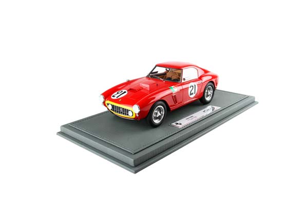 FERRARI 250 SWB 24H LE MANS 1960 CAR N. 21 BEURLYS - BIANCHI / ФЕРРАРИ 250 СВБ 24Х ЛЕ-МАН 1960 АВТОМОБИЛЬ № 21 1:18