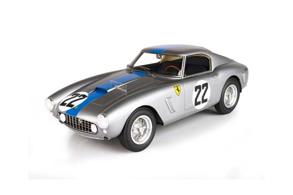 FERRARI 250 SWB 24H LE MANS 1960 CAR N. 22 NOBLET - HELDE / ФЕРРАРИ 250 СВБ 24Х ЛЕ-МАН 1960 АВТОМОБИЛЬ № 22 1:18 — фото 3